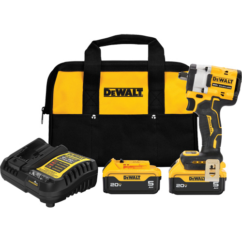 ATOMIC MAX* Cordless Impact Wrench With Hog Ring Anvil Kit, 20 V, 1/2" Socket Infinity Industrial Services Inc.
