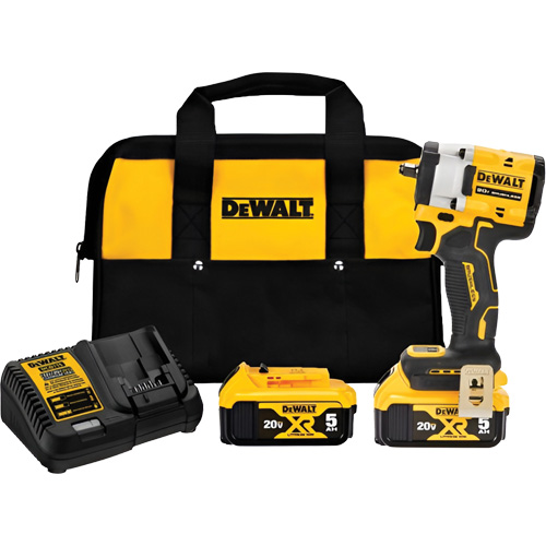 ATOMIC MAX* Cordless Impact Wrench With Hog Ring Anvil Kit, 20 V, 3/8" Socket Infinity Industrial Services Inc.