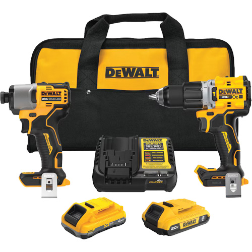 XR Brushless Cordless Premium Drill Driver Kit with 4 Ah POWERSTACK Battery and 2 Ah Battery, 20 V Infinity Industrial Services Inc.