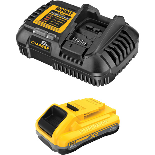 Ensemble de bloc-pile et chargeur XR POWERPACK, Lithium-ion, 20 V, 4 Ah Infinity Industrial Services Inc.