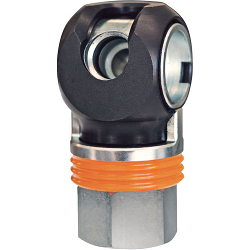 Raccord industriel rapide TOPQUIK SC, Acier nickel&eacute;, 1/2", NPT femelle, 359 PSI Infinity Industrial Services Inc.