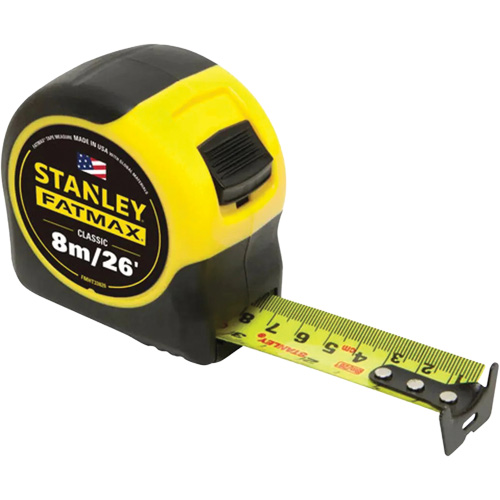 Ruban &agrave; mesurer FATMAX, 1-1/4" x 26'/8 m, Marques de goujon Imp&eacute;rial & m&eacute;trique Infinity Industrial Services Inc.