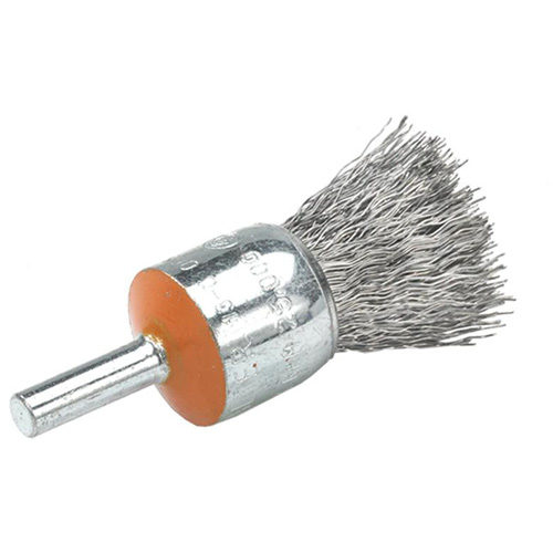Brosses mont&eacute;es &agrave; fils cr&ecirc;p&eacute;s, 3/4", Fils 0,014", Tige 1/4" Infinity Industrial Services Inc.