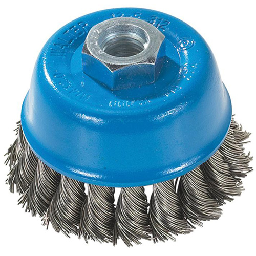 Knot-Twisted Wire Cup Brush, 3" Dia. x M14 Arbor Infinity Industrial Services Inc.