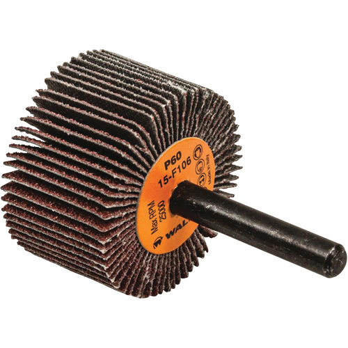 Flap Wheels-Coolcut Flap Wheels, Aluminum Oxide, 60 Grit, 1-1/2" x 1" x 1/4" Infinity Industrial Services Inc.