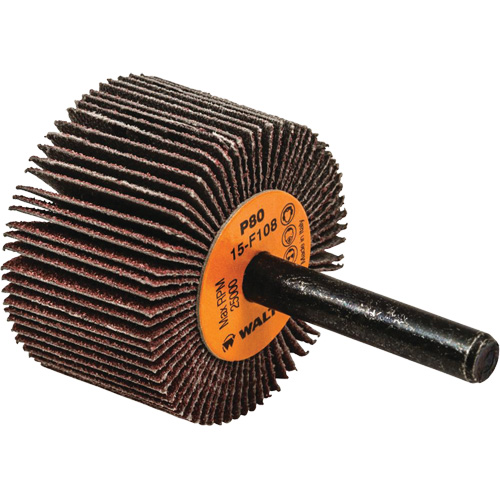 Flap Wheels-Coolcut Flap Wheels, Aluminum Oxide, 80 Grit, 1-1/2" x 1" x 1/4" Infinity Industrial Services Inc.