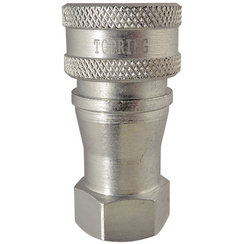 RACCORD HYDRAULIQUE FERMETURE 2 VOIES,1/8NPT,ACI, Laiton/Acier inoxydable Infinity Industrial Services Inc.