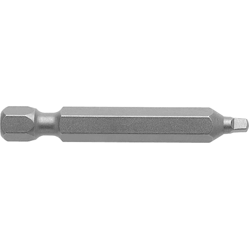 1/4" Square Recess Power Bits, Square, #2 Tip, 1/4" Drive Size, 1-15/16" Length Infinity Industrial Services Inc.