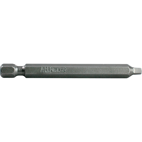 1/4" Square Recess Power Bits, Square, #3 Tip, 1/4" Drive Size, 1-15/16" Length Infinity Industrial Services Inc.