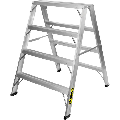 Industrial-Duty Sawhorse, 4' H x 34.6875" W x 39.50" D, 300 lbs. Capacity, Aluminum Infinity Industrial Services Inc.
