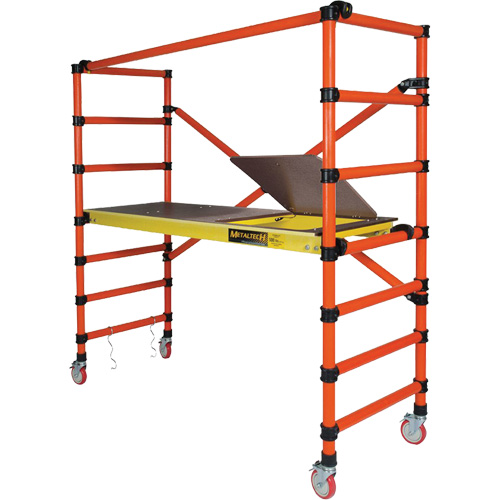 Mobile Work Scaffolding - Speedy Mobile Scaffolding, Fibreglass Frame, 79-1/2" D x 78" H Infinity Industrial Services Inc.