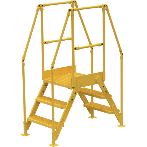 Crossover Ladder, 54-1/2" Overall Span, 30" H x 24" D, 24" Step Width Infinity Industrial Services Inc.