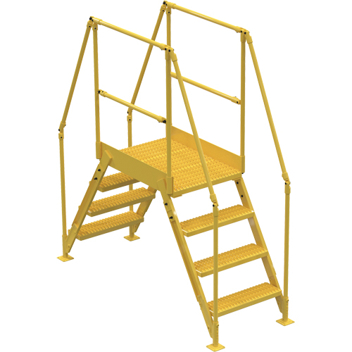 Crossover Ladder, 67 " Overall Span, 40" H x 24" D, 24" Step Width Infinity Industrial Services Inc.