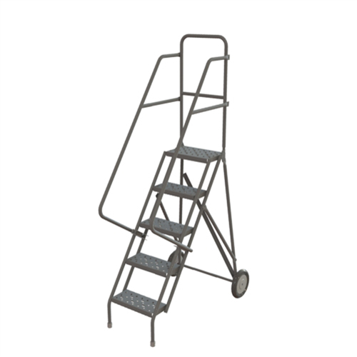 Rolling Ladder, 5 Steps, Serrated, 50" High Infinity Industrial Services Inc.