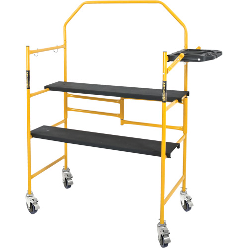Jobsite Series 4' Safety Rail & Tool Shelf Scaffold Kit, Steel Frame, 49-1/2" D x 57-3/4" H Infinity Industrial Services Inc.