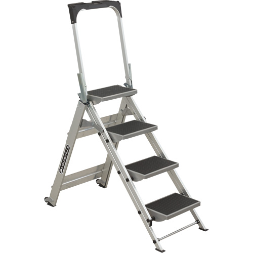&eacute;chelle escabeau avec roues pivotantes, 4 marches, 44,25" x 22,13" x Hauteur 59" Infinity Industrial Services Inc.