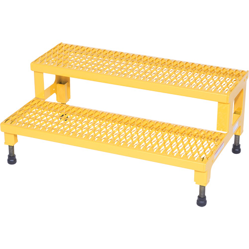Adjustable Step-Mate Stand, 2 Step(s), 36-3/16" W x 22-7/8" L x 15-1/4" H, 500 lbs. Capacity Infinity Industrial Services Inc.