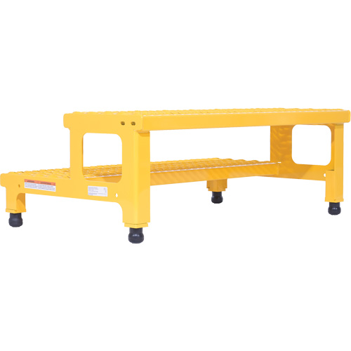 Adjustable Step-Mate Stand, 2 Step(s), 36-3/16" W x 22-7/8" L x 15-1/4" H, 500 lbs. Capacity Infinity Industrial Services Inc.