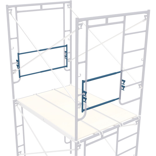 Adjustable End-Stop Scaffolding Guardrail, Guard Rail, 21" H Infinity Industrial Services Inc.