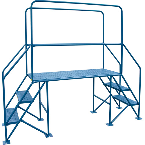 Crossover Ladder, 35-1/2" Overall Span, 31-1/2" H x 22" D, 22" Step Width Infinity Industrial Services Inc.