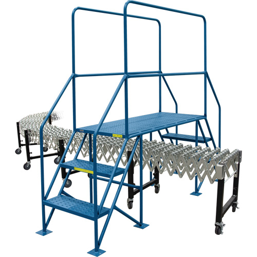 Crossover Ladder, 35-1/2" Overall Span, 31-1/2" H x 22" D, 22" Step Width Infinity Industrial Services Inc.