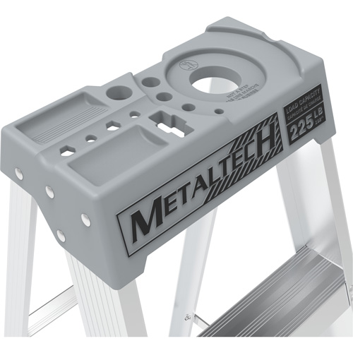 Step Ladder with Paint Tray, 10', Aluminum, 225 lbs. Capacity, Type 2 Infinity Industrial Services Inc.