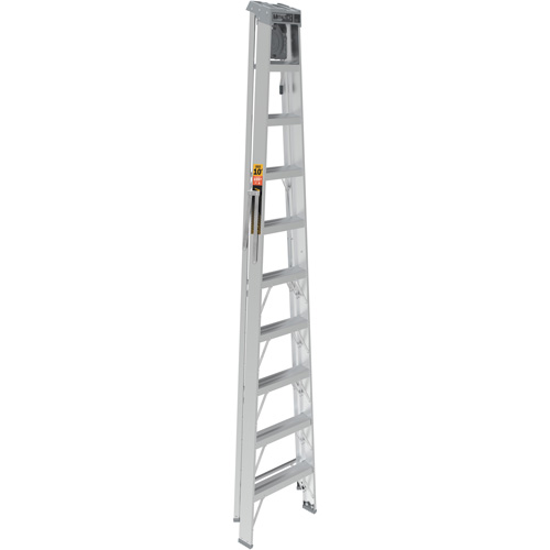 Step Ladder with Paint Tray, 10', Aluminum, 225 lbs. Capacity, Type 2 Infinity Industrial Services Inc.