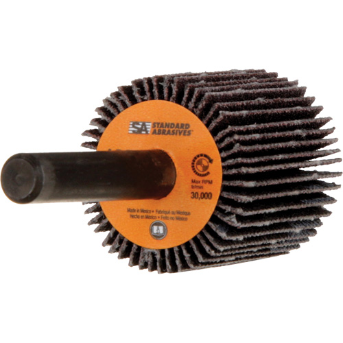 Standard Abrasives Flap Wheel, Aluminum Oxide, 120 Grit, 1" x 1" x 1/4" Infinity Industrial Services Inc.