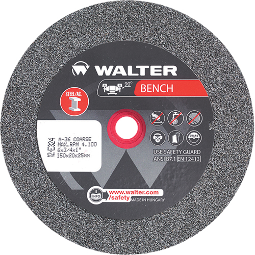 Bench Grinding Wheels, 6" x 3/4", 1" Arbor, 1 Infinity Industrial Services Inc.