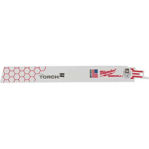 The Torch Sawzall&reg; Blades, Bi-Metal, 14 TPI, 9" L x 1" W Infinity Industrial Services Inc.