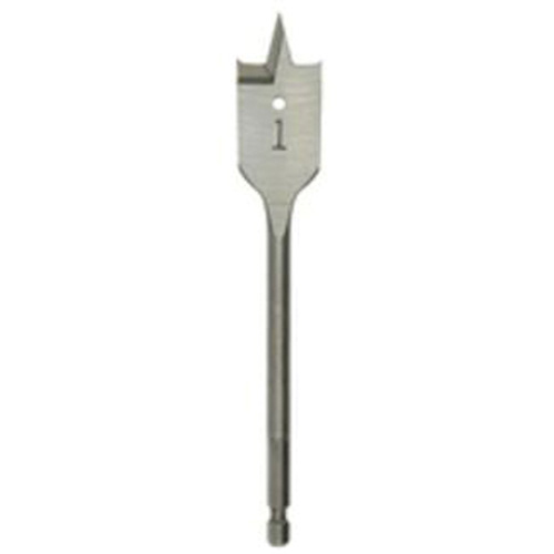 Flat Boring Bit, 7/16" Diameter, 1/4" Hex Shank, 6" Length Infinity Industrial Services Inc.