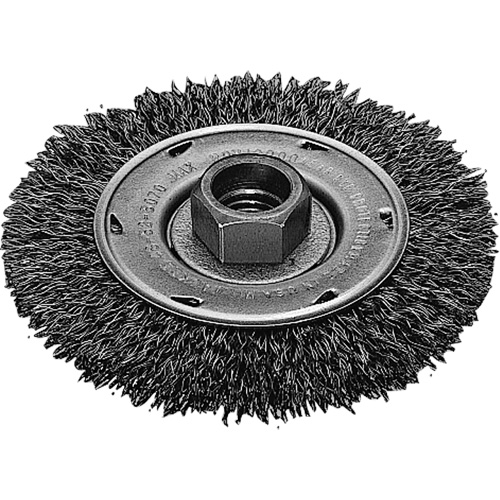 Twist Know Wire Wheel, 4" Dia., 0.02" Fill, 5/8"-11 Arbor, Stainless Steel Infinity Industrial Services Inc.