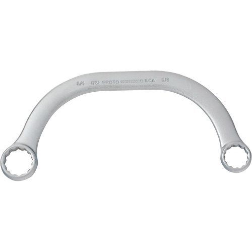 Box End Wrench, 12 Point, 5/8" x 3/4", 15° Offset, Plain Finish Infinity Industrial Services Inc.