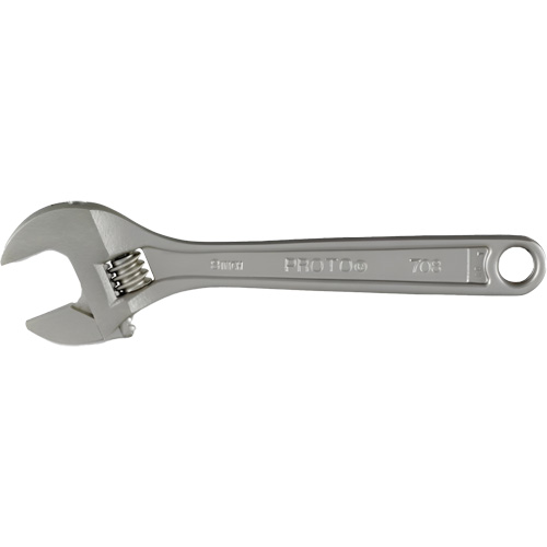 Adjustable Wrench With CLIK-STOP&reg;, 8" L, Plain Infinity Industrial Services Inc.
