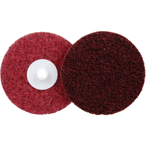 Disque de conditionnement de surface &agrave; remplacement rapide Standard Abrasives, 3" dia., Grain Moyen, Oxyde d'aluminium Infinity Industrial Services Inc.