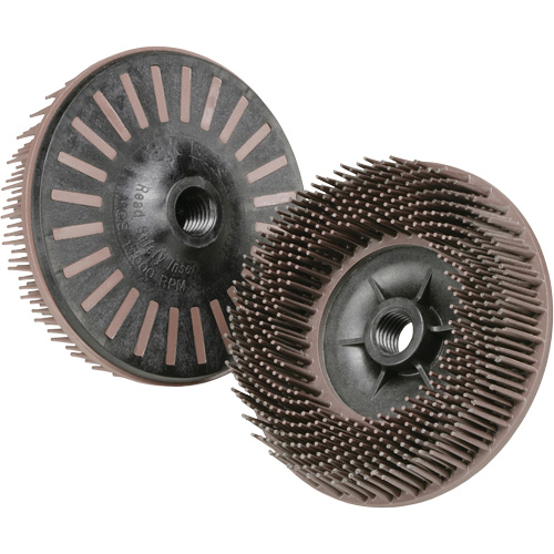 Disques radiaux bristle pour meuleuses angulaires Scotch-Brite, C&eacute;ramique, Grain 36, 4-1/2" dia. Infinity Industrial Services Inc.