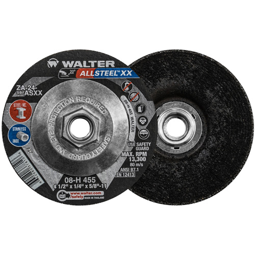 HP XX Grinding Wheel, 4-1/2" x 1/4", 5/8"-11 Arbor, Aluminum Oxide, Type 27 Infinity Industrial Services Inc.