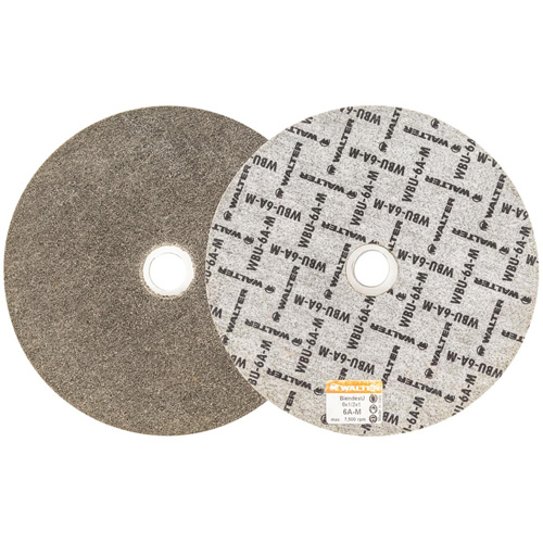 Blendex U Finishing Wheel, 6" Dia., 6AM Grit, Silicon Carbide Infinity Industrial Services Inc.