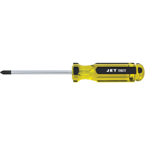 Phillips Jumbo Handle Screwdriver, #2, 4" L, Plastic/Steel/Aluminium/Wood/Cushion Grip/Magnetic/ESD-Safe Handle Infinity Industrial Services Inc.