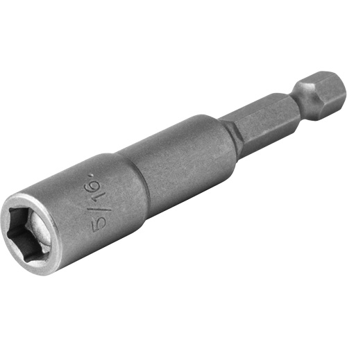 Nut Driver, 5/16" Tip, 1/4" Drive, 2-9/16" L, Magnetic Infinity Industrial Services Inc.