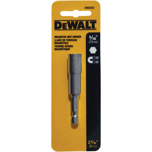 Nut Driver, 5/16" Tip, 1/4" Drive, 2-9/16" L, Magnetic Infinity Industrial Services Inc.