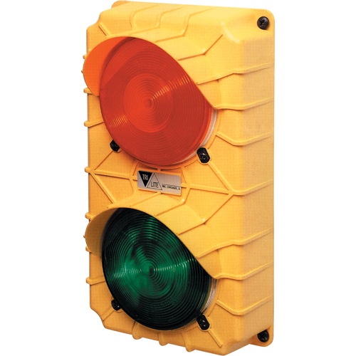 Feux Stop & Go DEL pour quais, Plastique, 6-3/8" la x 3-3/4" p x 11-3/8" h Infinity Industrial Services Inc.