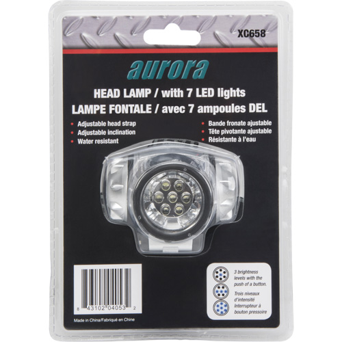 Headlamp, LED, 28 Lumens, 20 Hrs. Run Time, AAA Batteries Infinity Industrial Services Inc.