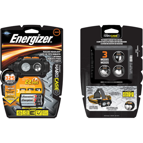 Hardcase Rugged Headlamp, LED, 325 Lumens, 6.5 Hrs. Run Time, AA Batteries Infinity Industrial Services Inc.