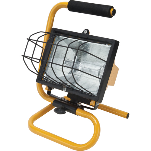 Projecteur portatif, Halog&egrave;ne, 500 W, 8000 lumens, Boîtier en Acier Infinity Industrial Services Inc.