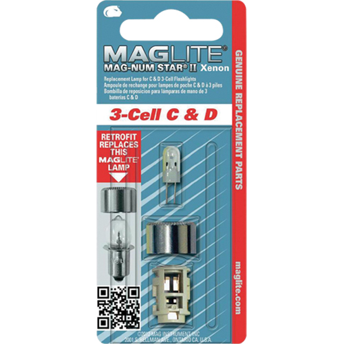 Ampoule de rechange pour lampe de poche &agrave; 3 piles C & D Infinity Industrial Services Inc.