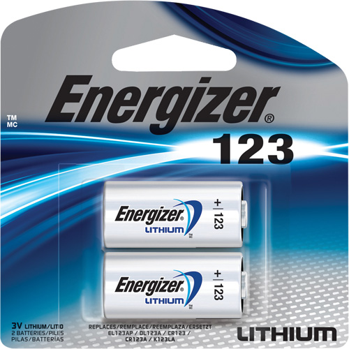 Batteries au lithium, 123, 3 V Infinity Industrial Services Inc.