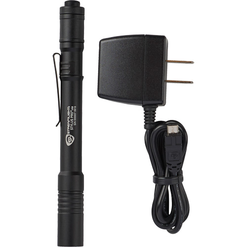 Stylus Pro&reg; USB Pen Light, LED, 350 Lumens, Aluminum Body, Rechargeable Batteries, Included Infinity Industrial Services Inc.