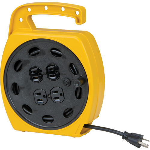 Wind-Up Extension Cord, 25', SJT, 16/3 Gauge, 10 A Infinity Industrial Services Inc.
