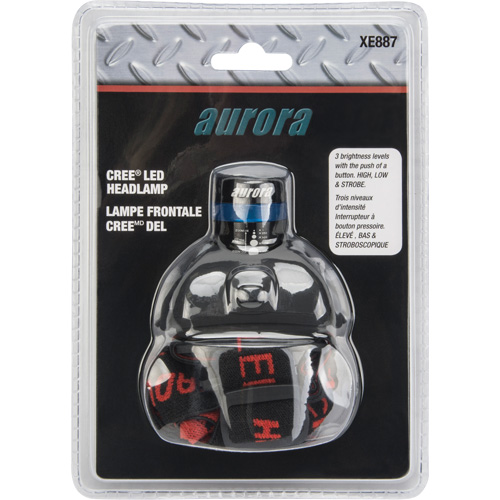 Cree&reg; Headlamp, LED, 120 Lumens, 6 Hrs. Run Time, AAA Batteries Infinity Industrial Services Inc.
